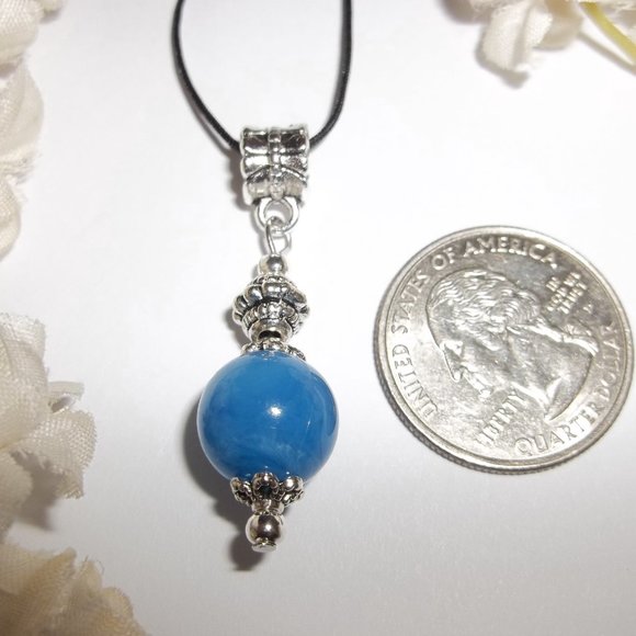 Necklace, Beaded Necklace, Handmade Necklace, Blue Necklace, Necklace, NWT 7840 - Picture 2 of 9